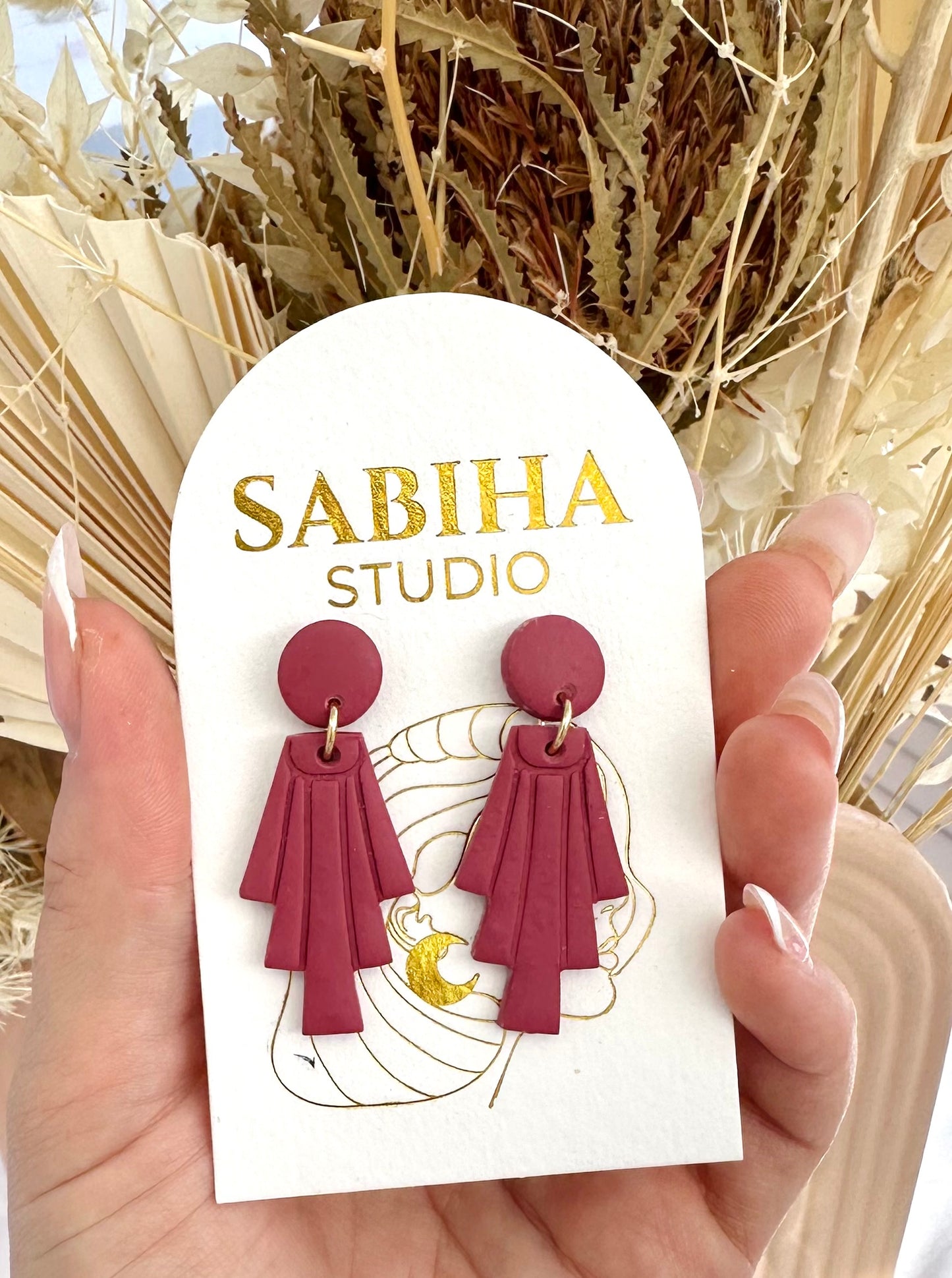 Yzma Earrings - Plum