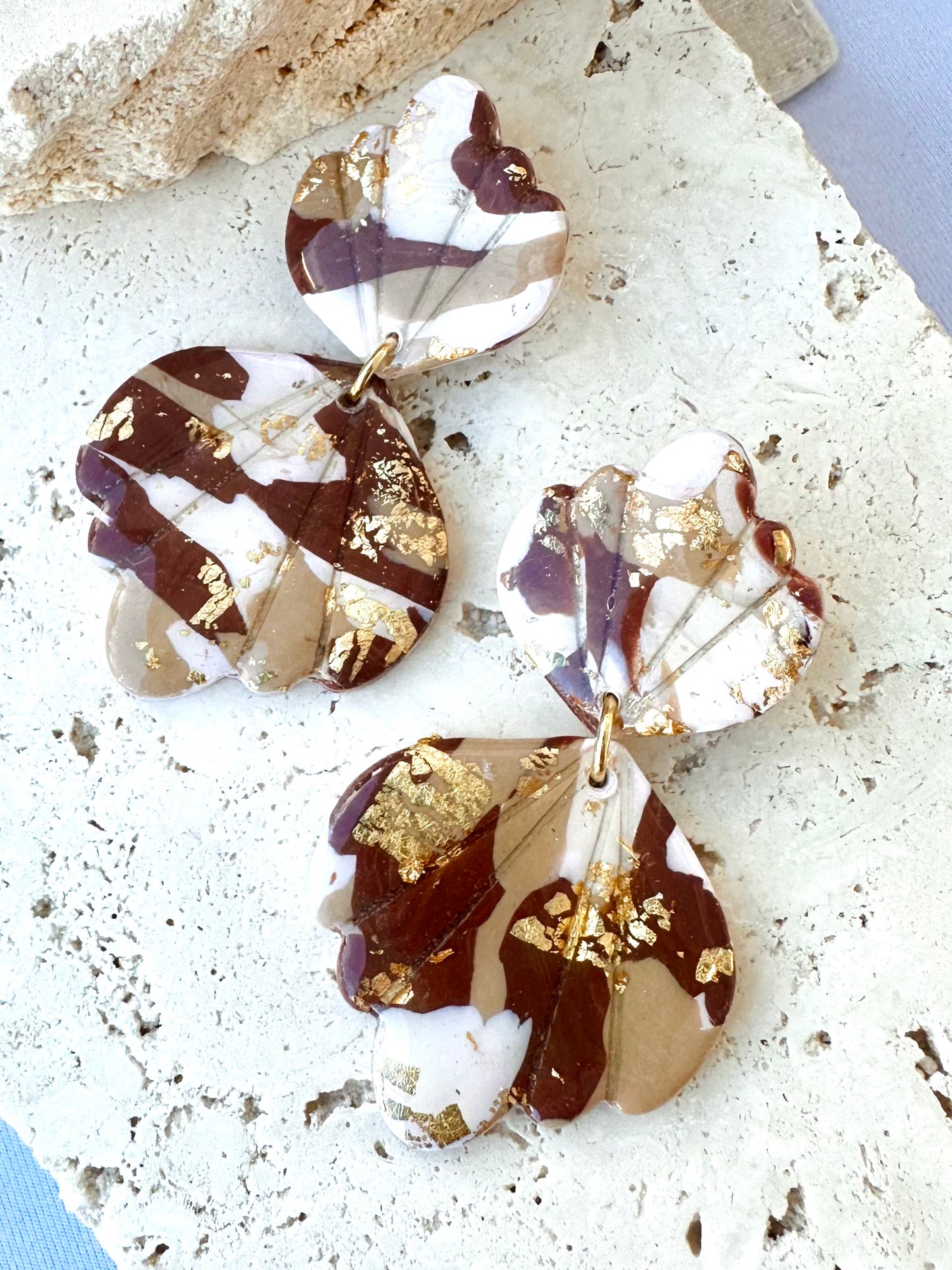 Oceana Earrings - Tan