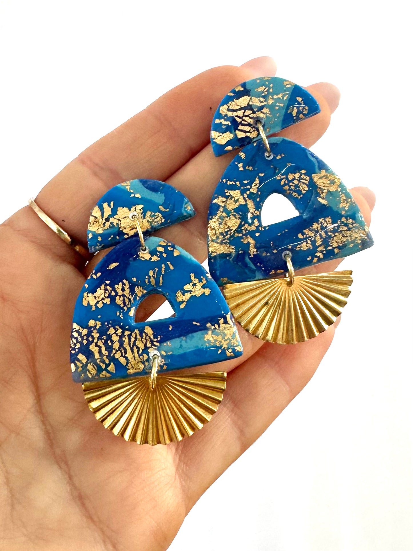 Marina Earrings - Blue