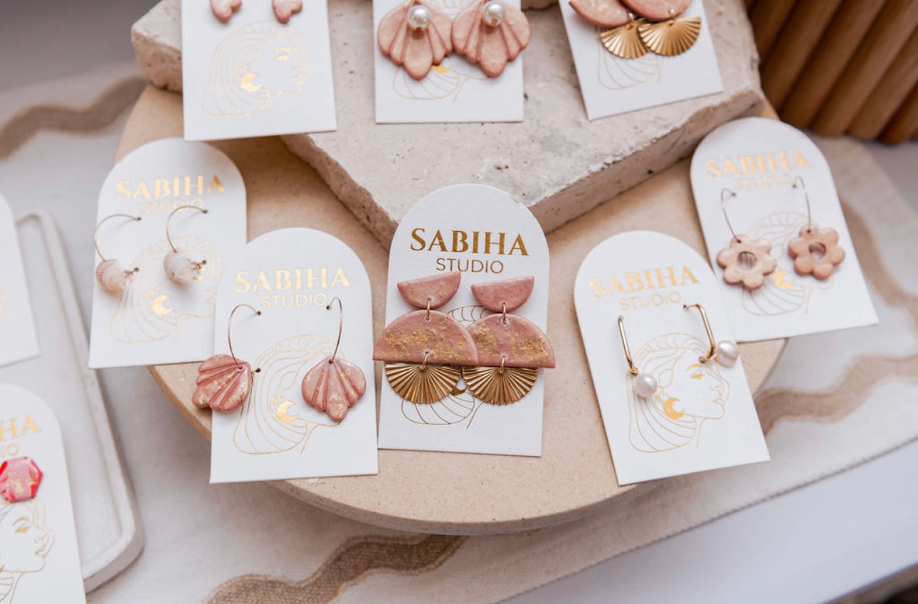 Gilded Girl Earrings - Rose Gold