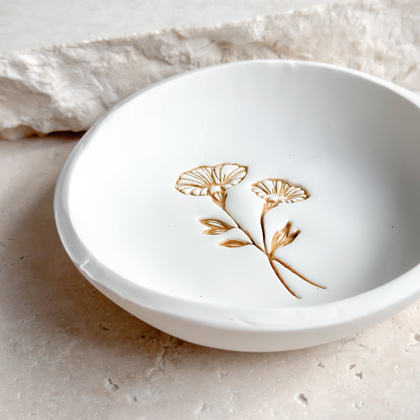 September - Morning Glory Birth Flower Trinket Tray