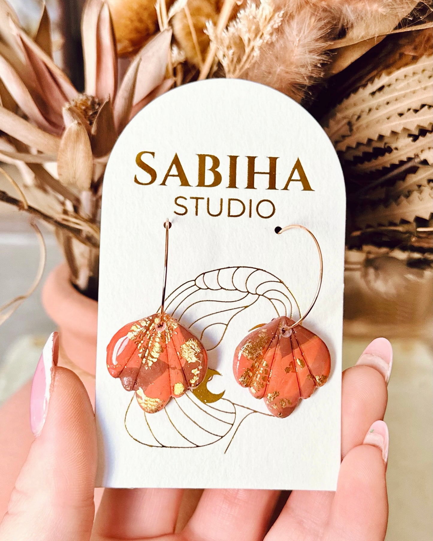 Island Time Hoops - Rust