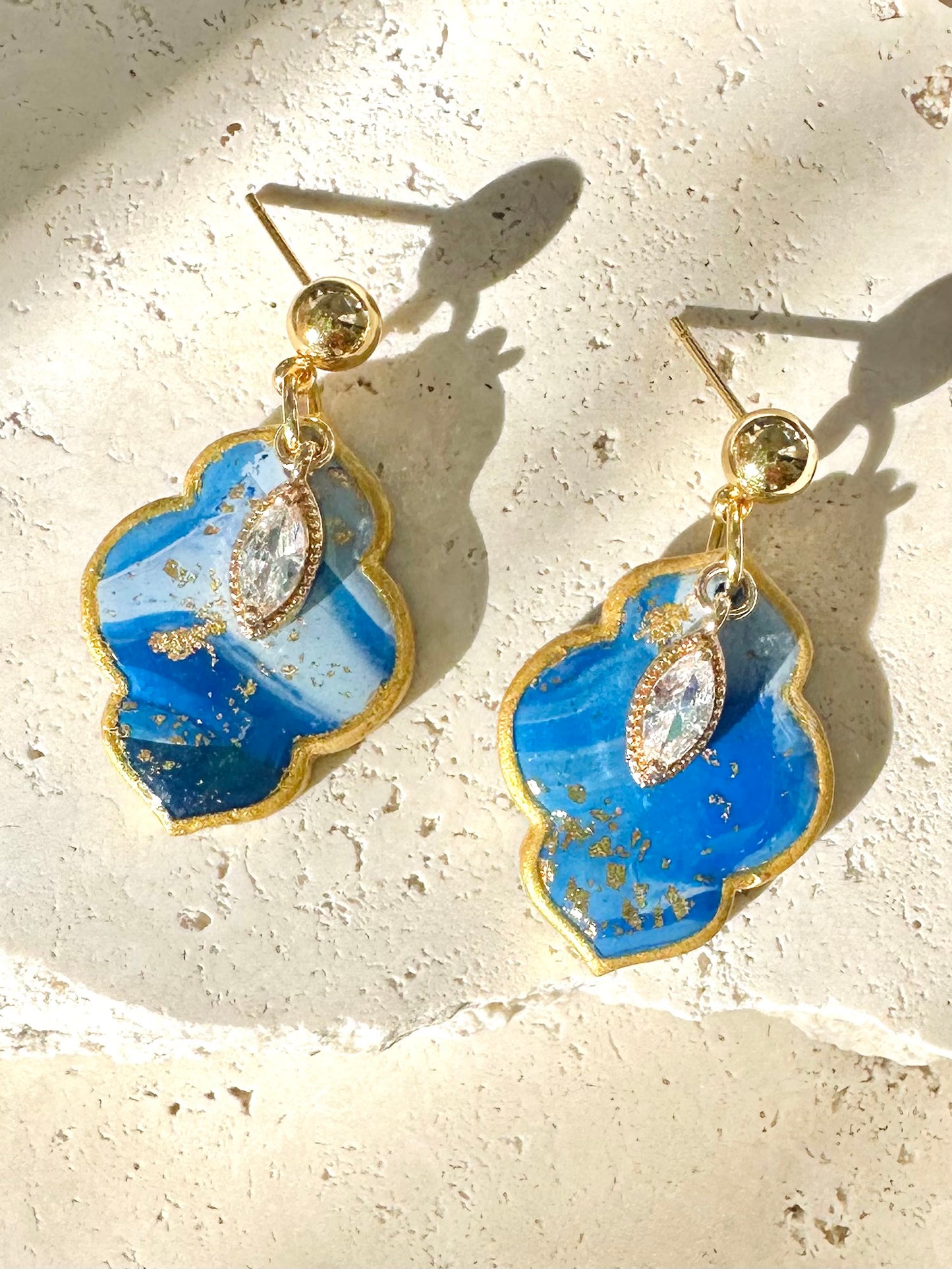 Sirocco Earrings - Blue