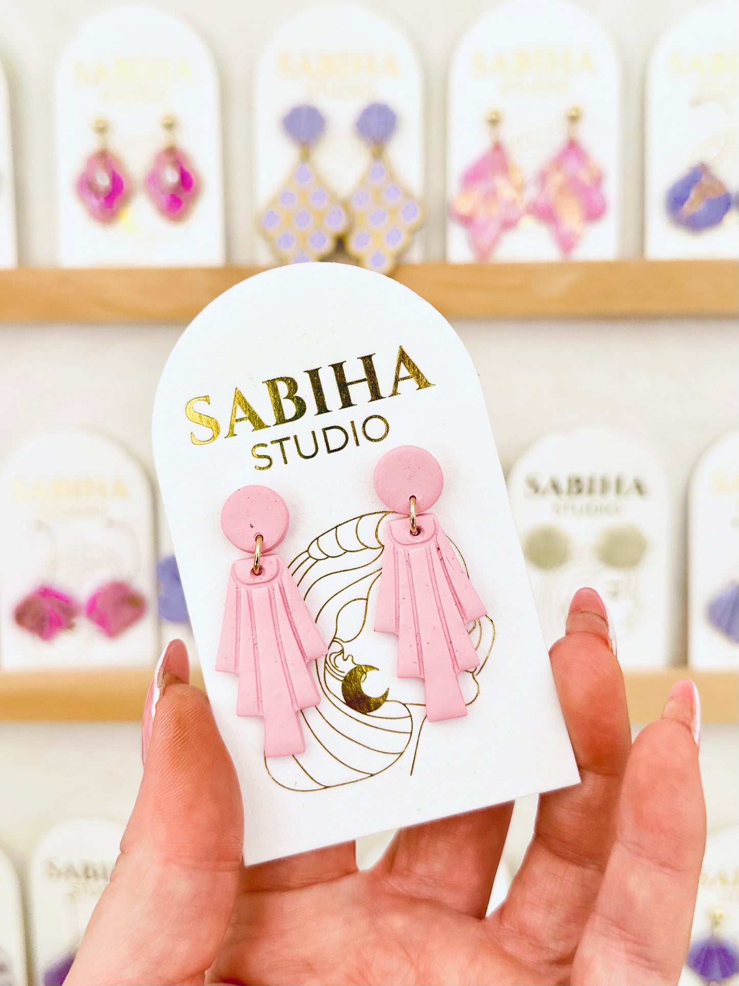 Yzma Earrings - Pink