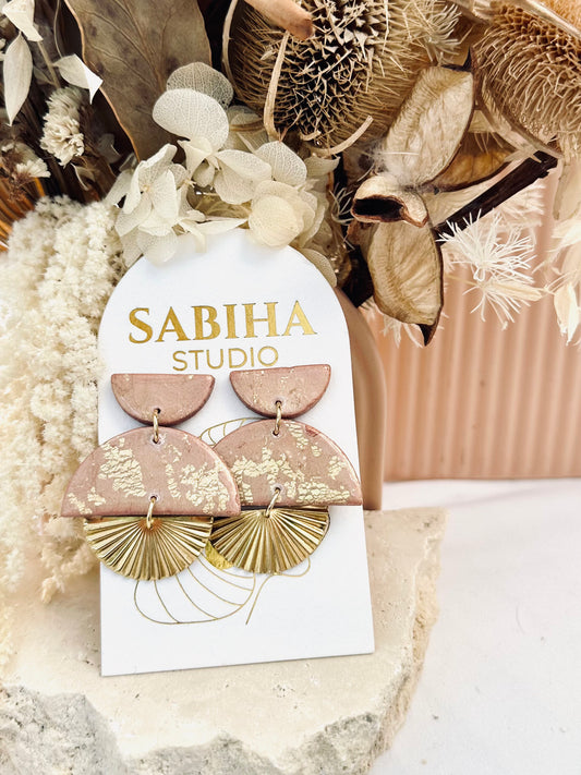 Gilded Girl Earrings - Rose Gold