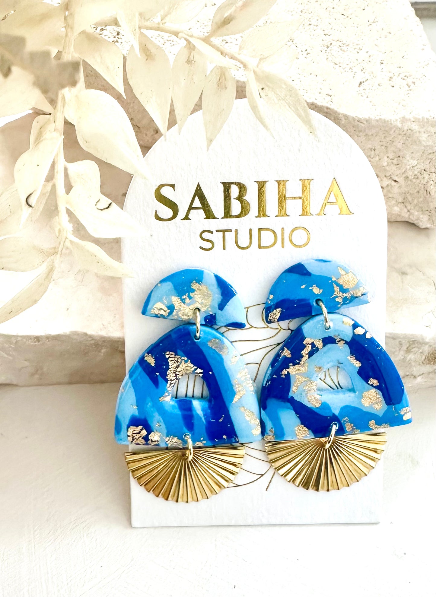 Marina Earrings - Blue