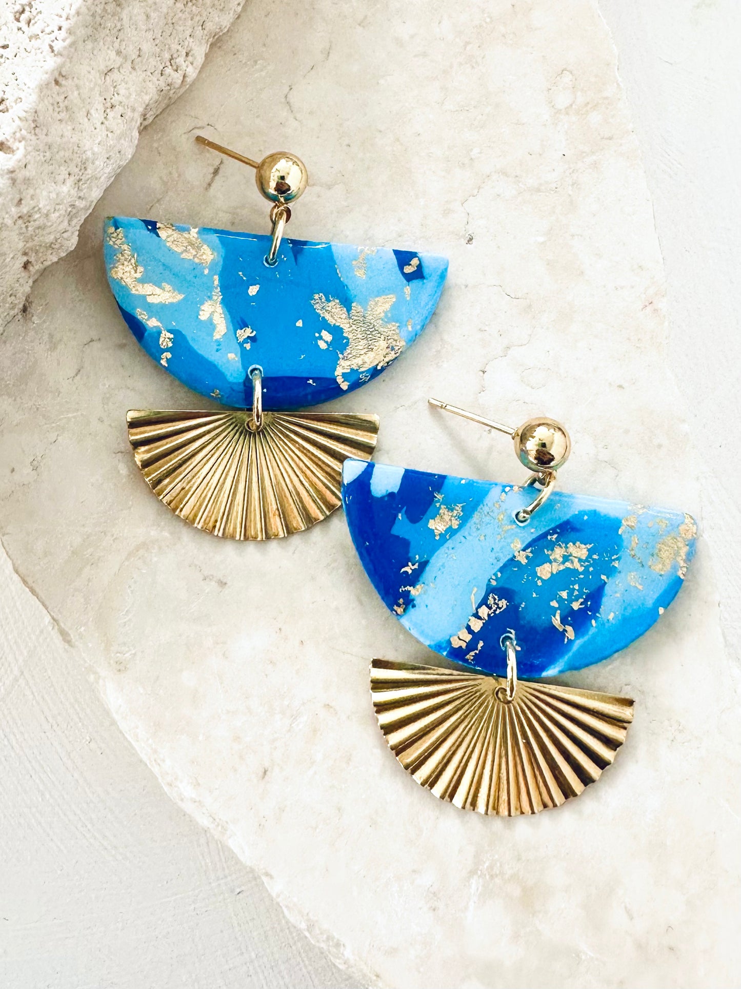Empress Earrings - Blue