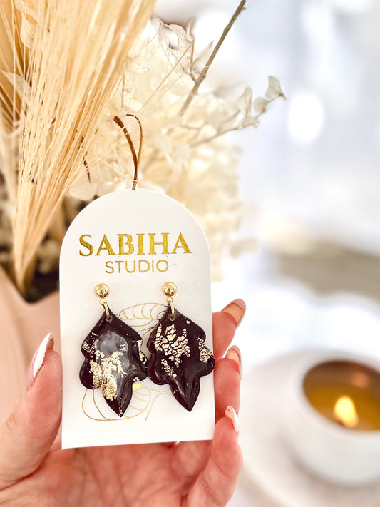 Elise Earrings - Brown