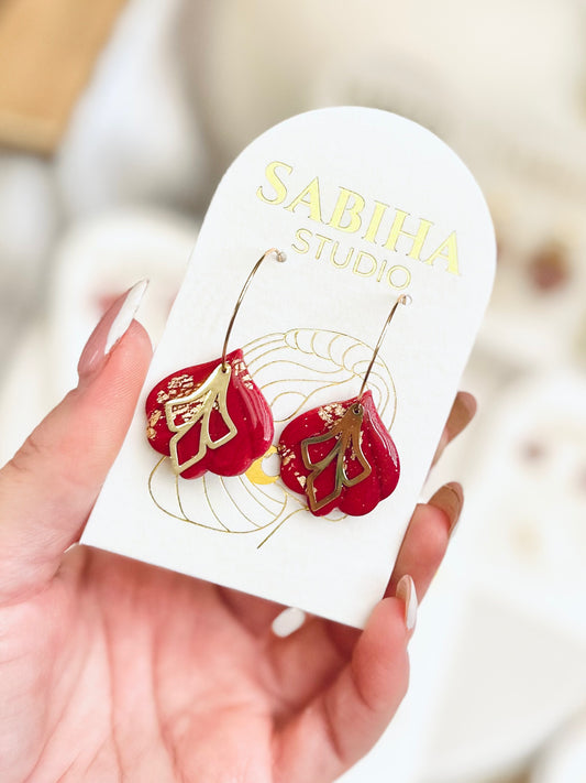 Marrakech Hoops - Plum