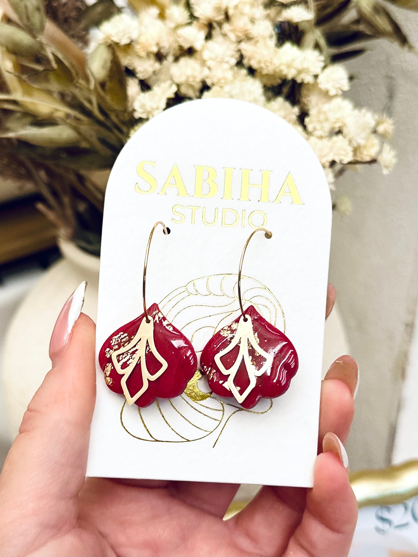 Marrakech Hoops - Plum