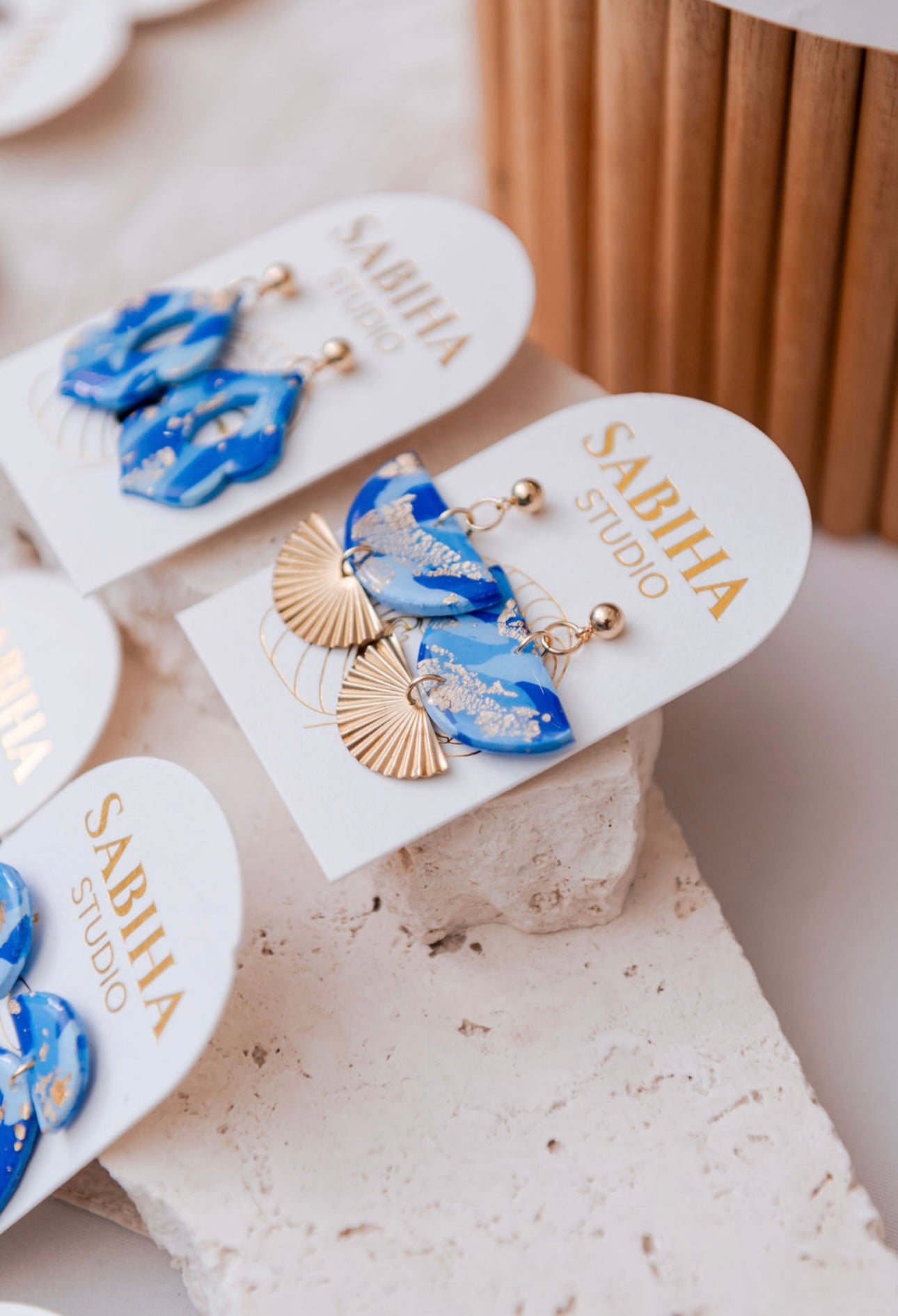 Empress Earrings - Blue