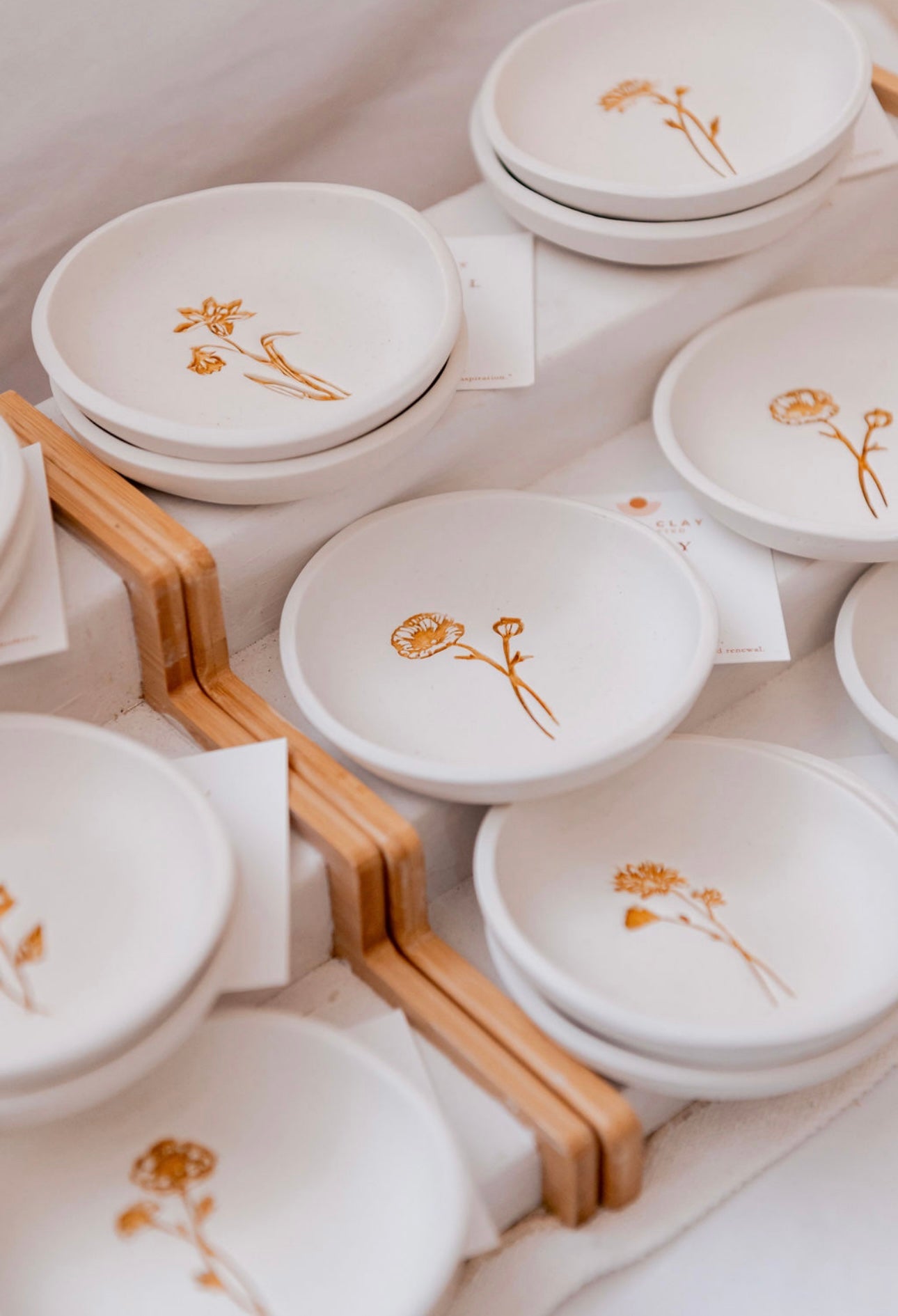 August - Poppy Birth Flower Trinket Tray