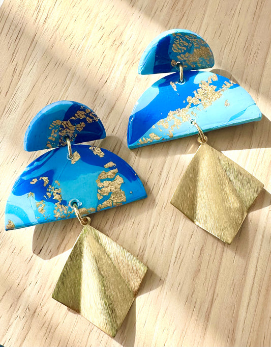 Midnight City Earrings - Blue