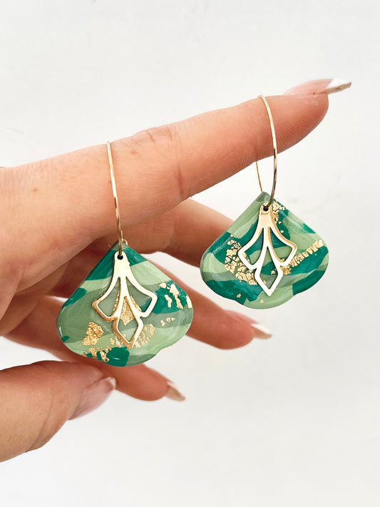 Marrakech Hoops - Olive Green