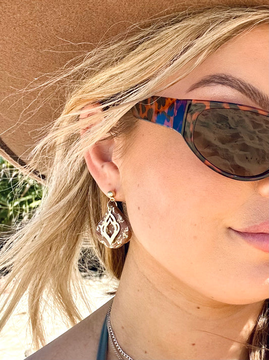 Morocco Earrings - Brown