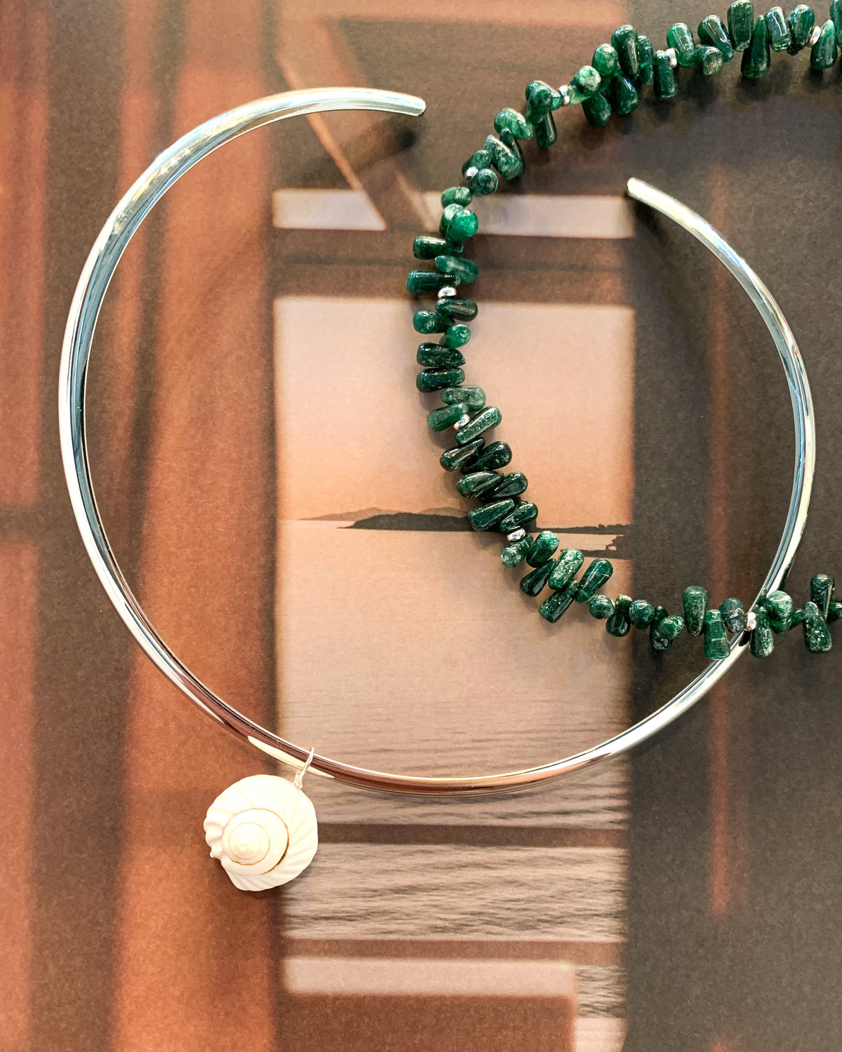 Riviera Collar • Silver Shell