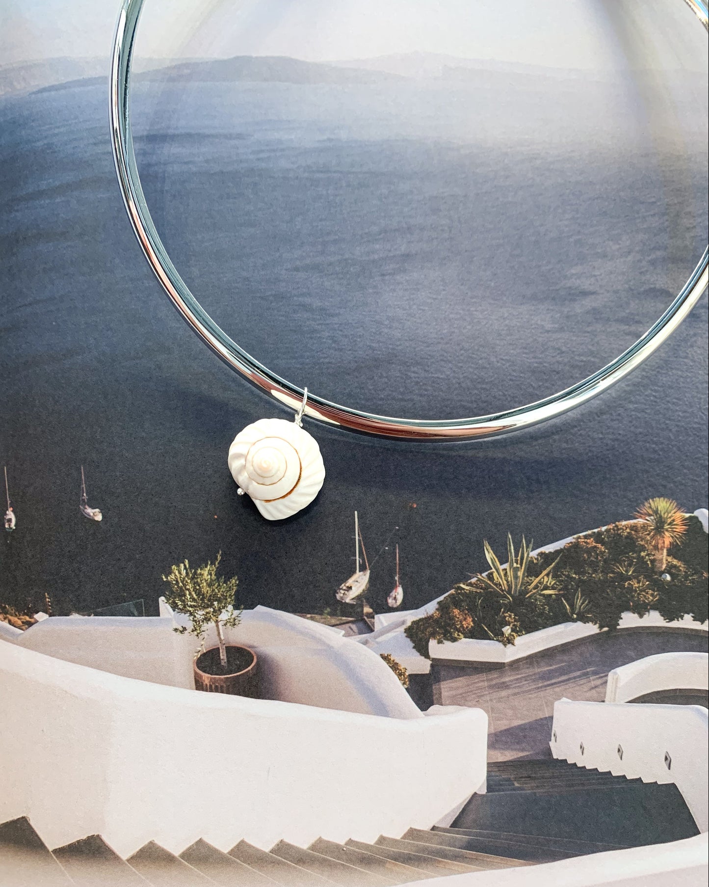 Riviera Collar • Silver Shell