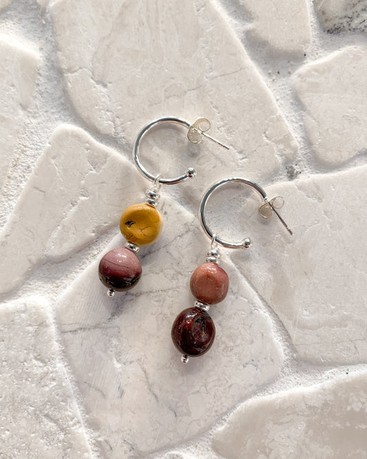 Ember Earrings • Silver