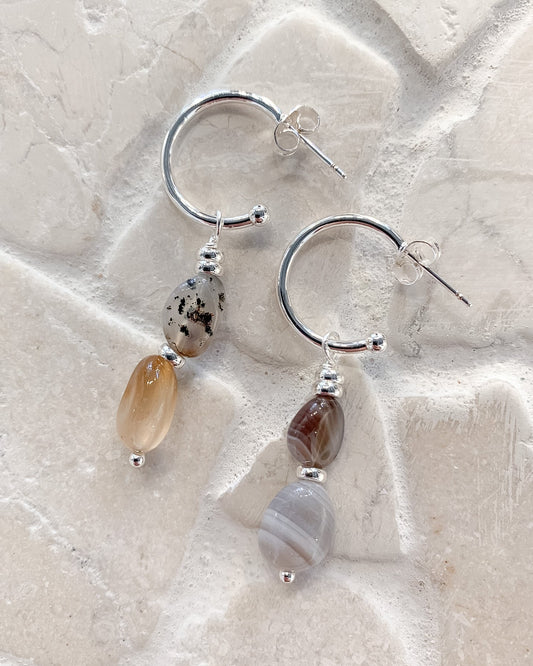 Dusk Earrings • Silver