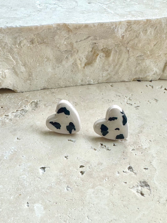 Sweetheart Studs - Leopard