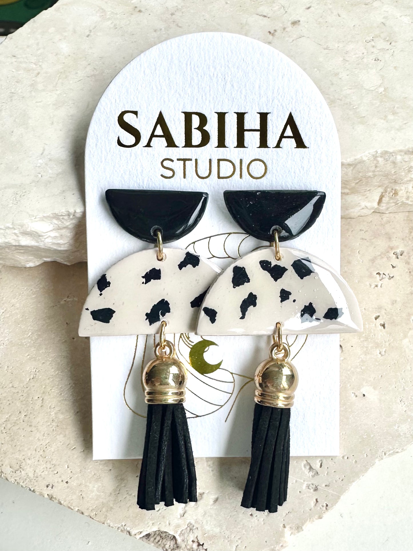 Cleopatra Earrings - Leopard