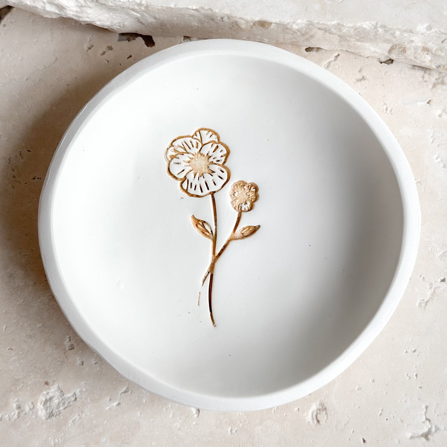 February - Violet Birth Flower Trinket Tray