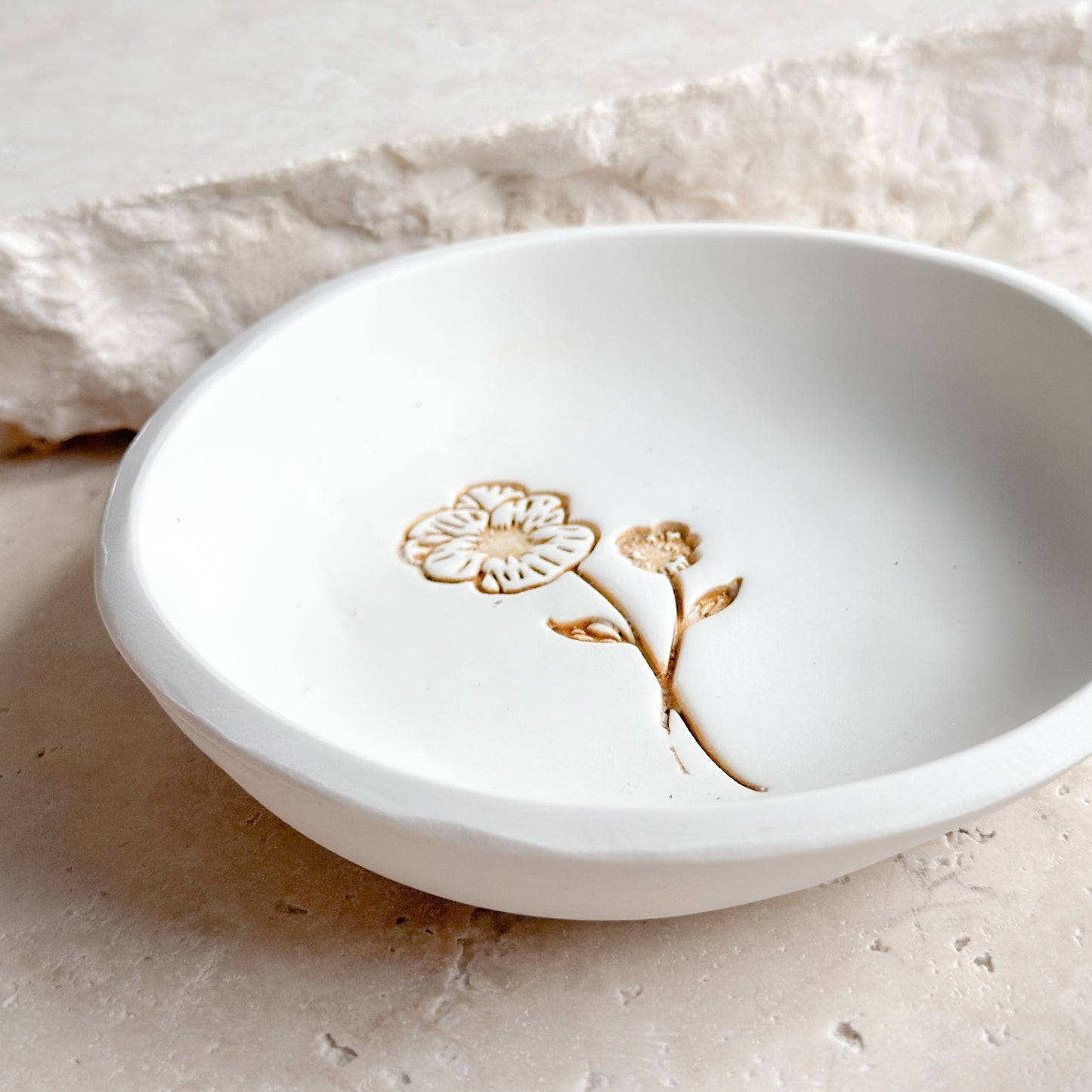 February - Violet Birth Flower Trinket Tray