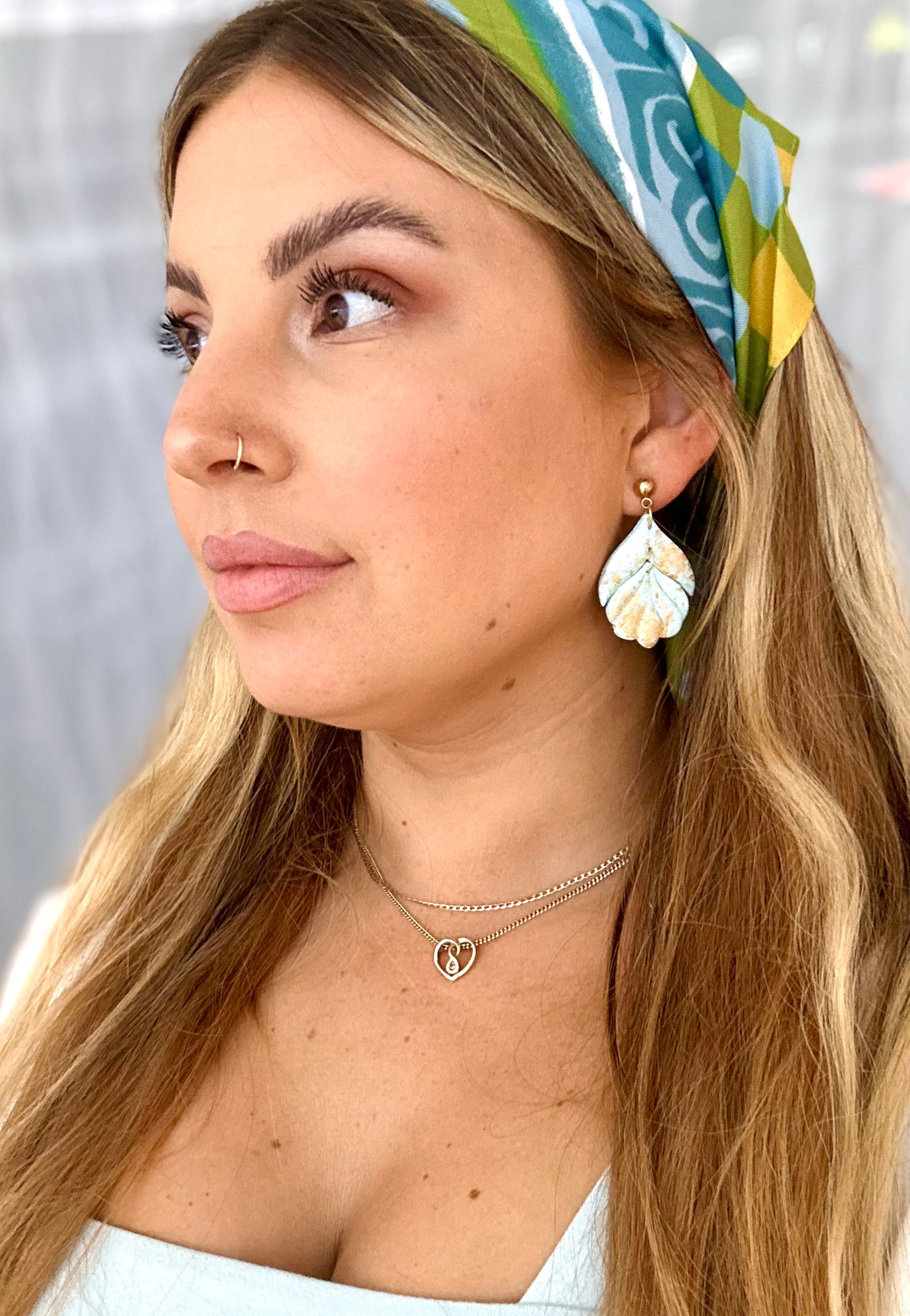 Innerbloom Earrings - Pastel Blue