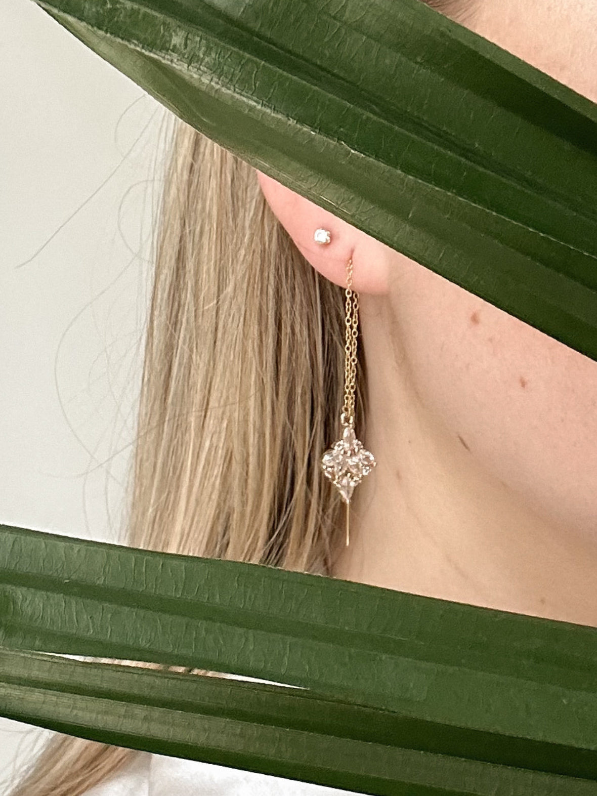 Elara Threader Earrings