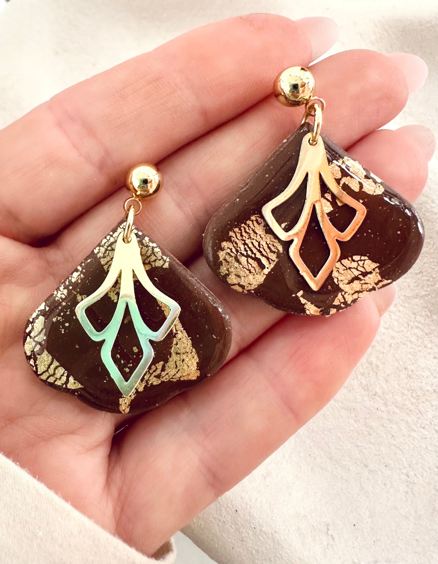 Marrakech Earrings - Brown