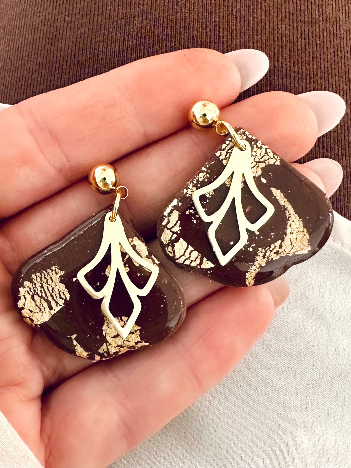Marrakech Earrings - Brown