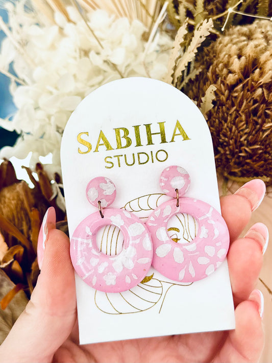 Aloha Earrings - Pink